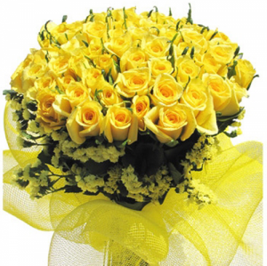 200 Yellow Rose Bouquet