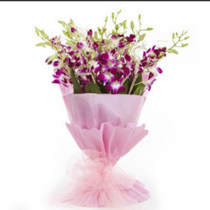 Purple Orchids Bouquet