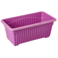 Purple rectangle pot 