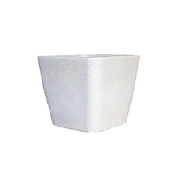 Decora square pot White GC 30