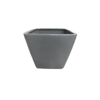Decora square pot Grey GC 45