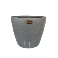 Decora Round Grey pot GV 46
