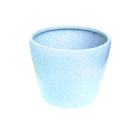 Decora Round White Pot GV 53
