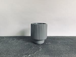 Dark affinity ceramic grey pot (Small)