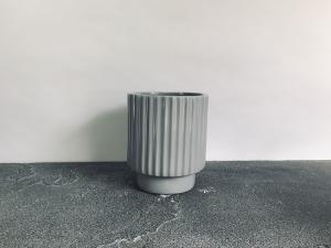 Dark affinity ceramic grey pot (Medium)