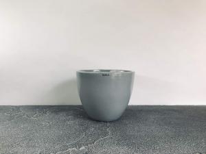 Echoing Eternity slim ceramic pot medium (Grey)