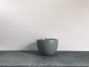 Echoing Eternity fat ceramic pot medium (Grey)