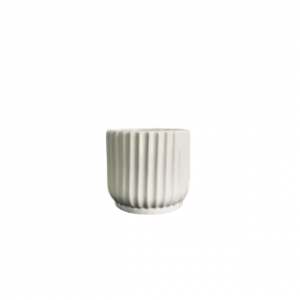 Pheonix ceramic pot white (Small)