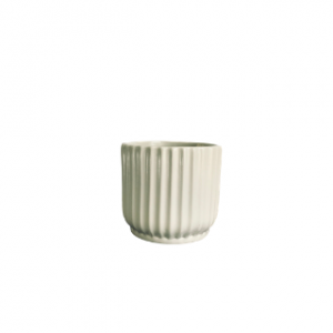 Pheonix ceramic pot Ivory (Small)