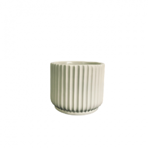 Pheonix ceramic pot Ivory (Medium)