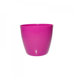 Plastic pot round Pink V 14
