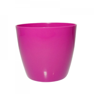 Plastic pot round Pink V 25
