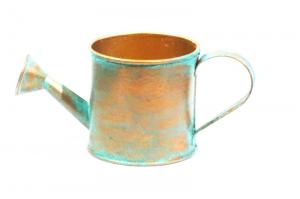 Antique Mini Watering Can - Copper style