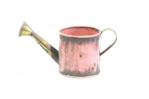 Antique Mini Watering Can - Light Pink