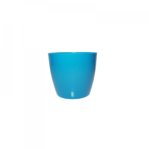 Plastic pot round Blue V 14