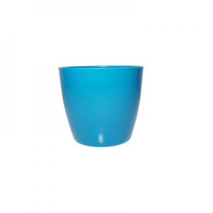 Plastic pot round Blue V 16