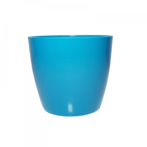 Plastic pot round Blue V 25