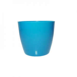 Plastic pot round Blue V 20