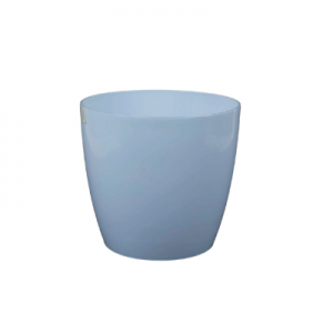 Plastic pot round White V 20