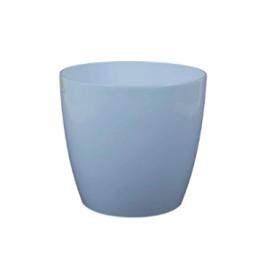 Plastic pot round White V 25