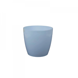 Plastic pot round White V 14