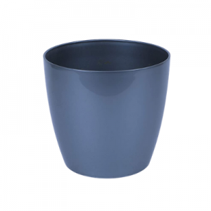 Plastic pot round Grey V 25