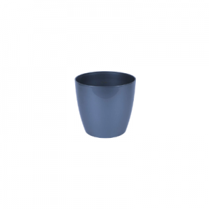 Plastic pot round Grey V 14