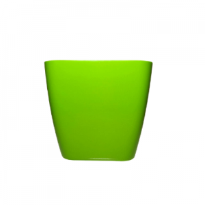 Plastic pot square Green S 20