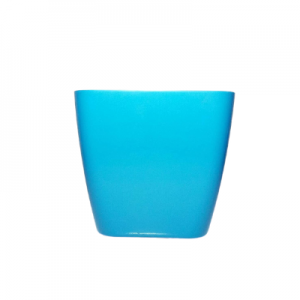 Plastic pot square Blue S 20
