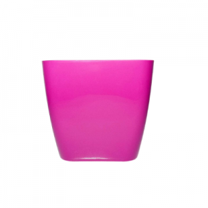 Plastic pot square pink S 20