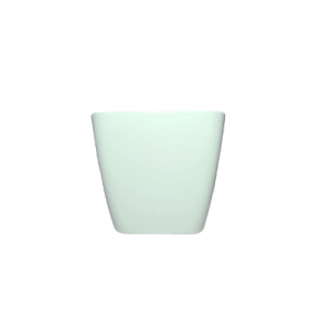 Plastic pot square white S 14