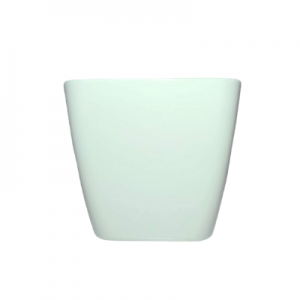 Plastic pot square white S 20